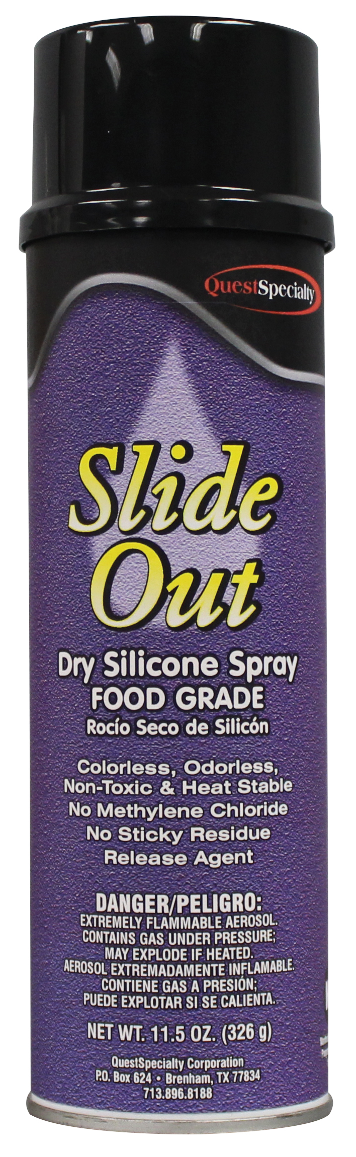 SLIDE OUT – Dry Silicone Spray Food Grade – Chem-Master