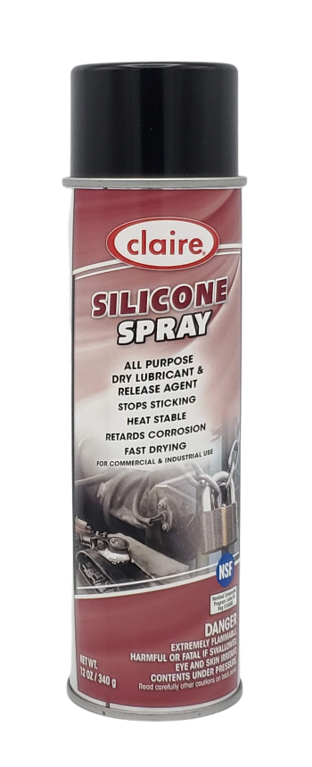 Claire Heat Stable Silicone Release Agent Spray - 12 Pack